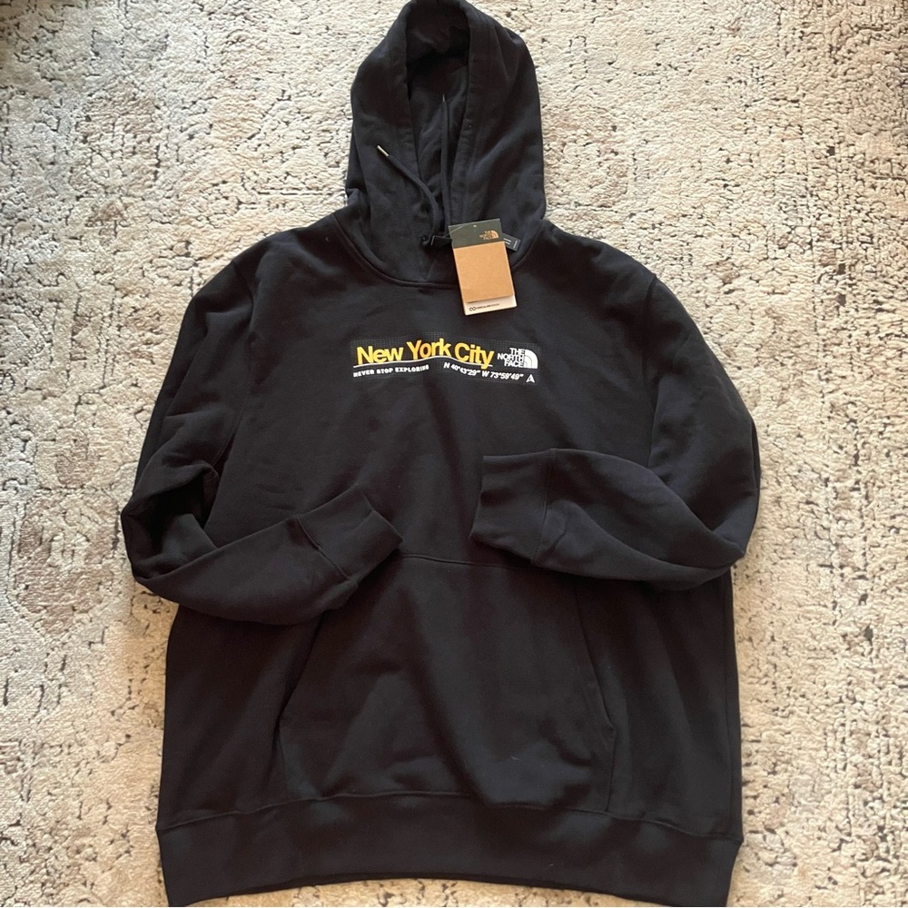 NWT The North Face New York City black hooded sweatshirt
